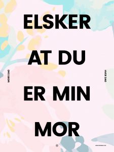 Mors dag plakat