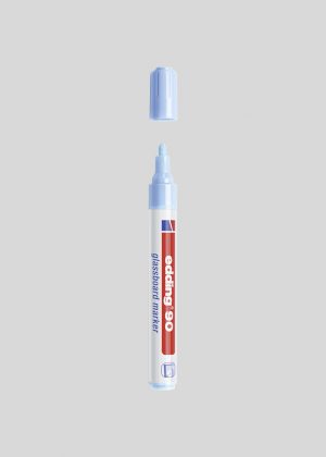 Blå glastavle tusch med 2-3 mm spids