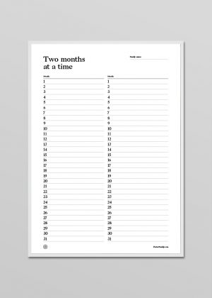 Nord Family – Two Months at a Time